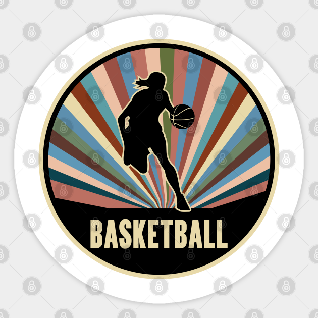 Basketball girl player gift Basketball Fashion Sticker TeePublic